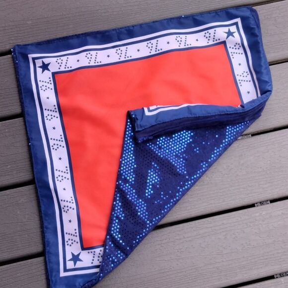 Star Spangled 1976 Bicentennial Americana 22 x 22 NEW Accent Pillow - Picture 8 of 10